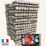 Bûches compressées Confort Brazeco en palette de 96 packs