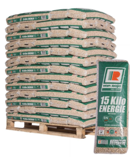 Pellets Van Roje 65 sacs sur palette