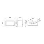 Insert ventilé BRONPI Florida-P – 15 kW – Image 3