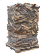 Bois de chauffage 50 cm séchage naturel sur palette