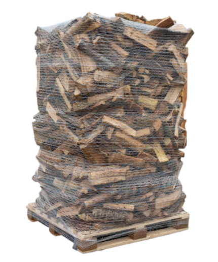 Bois de chauffage 50 cm séchage naturel sur palette