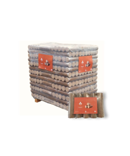 Bois densifié Premium 96 paquets de 5 bûches