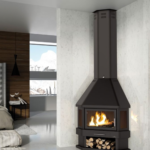 Cheminée à bois d’angle BRONPI Lorca-R 14 kW