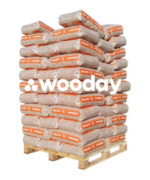 Palette de granulés Wooday de 975 kg