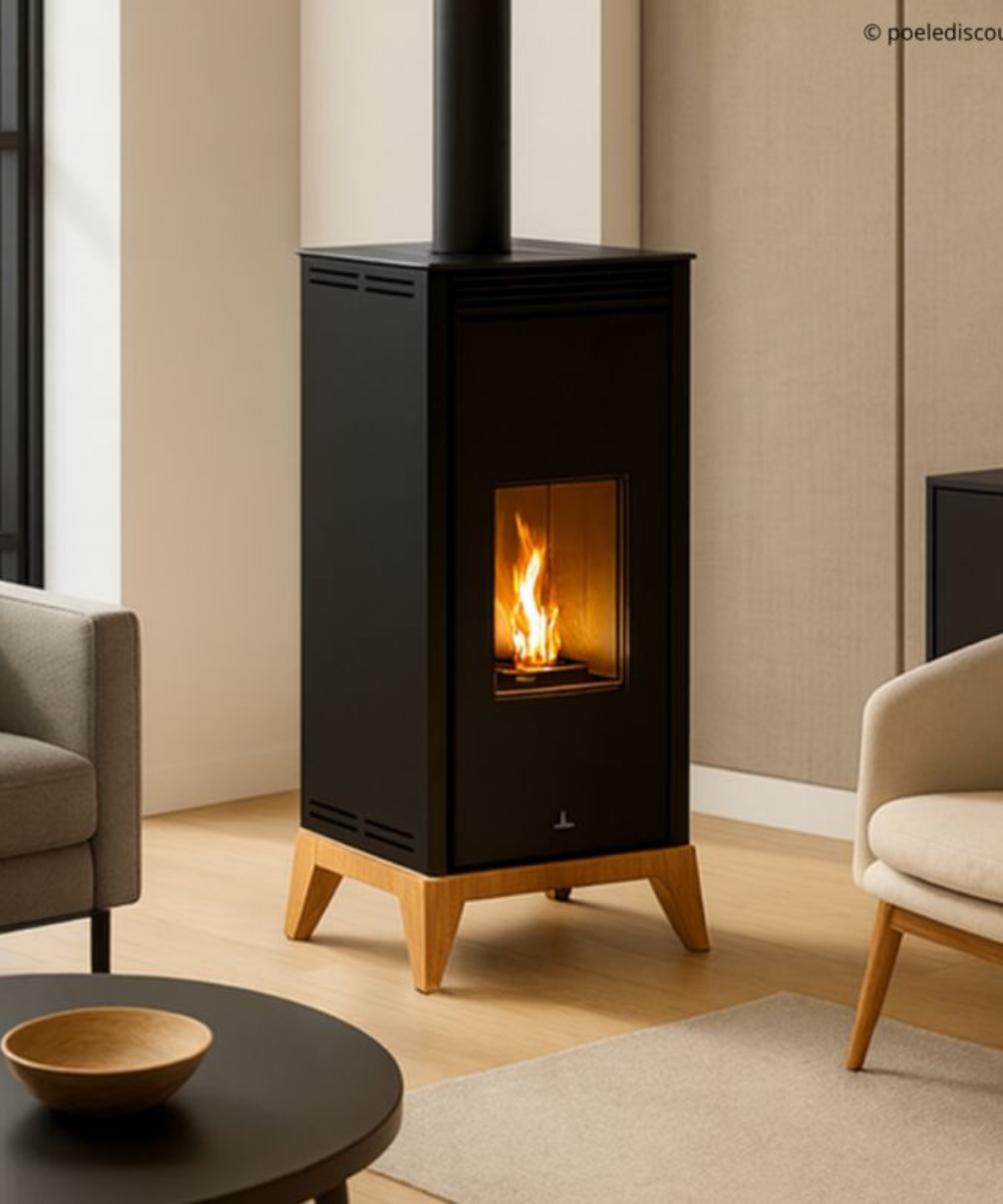Poêle à granulés sans électricité 6 kW BRONPI Free 6 Poêle à granulés sans électricité 6 kW BRONPI Free 6