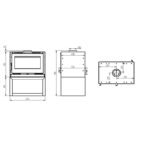 Poêle à bois 2 vitres FIREMATIC Ottawa-S – 12,6 kW – Image 4