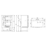Poêle à bois avec four FIREMATIC Nevada – 11,2 kW – Image 6