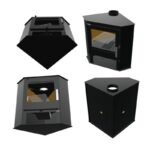 Poêle à bois d’angle BRONPI Lerma – 9 kW – Image 5