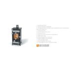 Poêle à bois THERMOROSSI Ilaria Evo6 Stone – 11,4 kW – Image 4