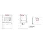 Poêle à bois 3 vitres FIREMATIC Calgary-S – 12,5 kW – Image 5
