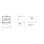Poêle à bois raccordable avec bûcher FIREMATIC Toronto-S – 12,6 kW – Image 7